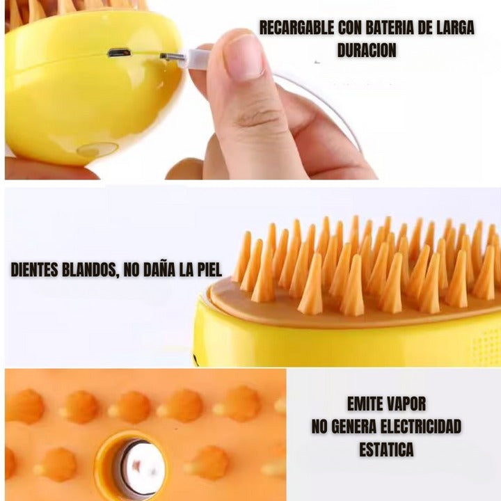 Cepillo A Vapor Para Gatos