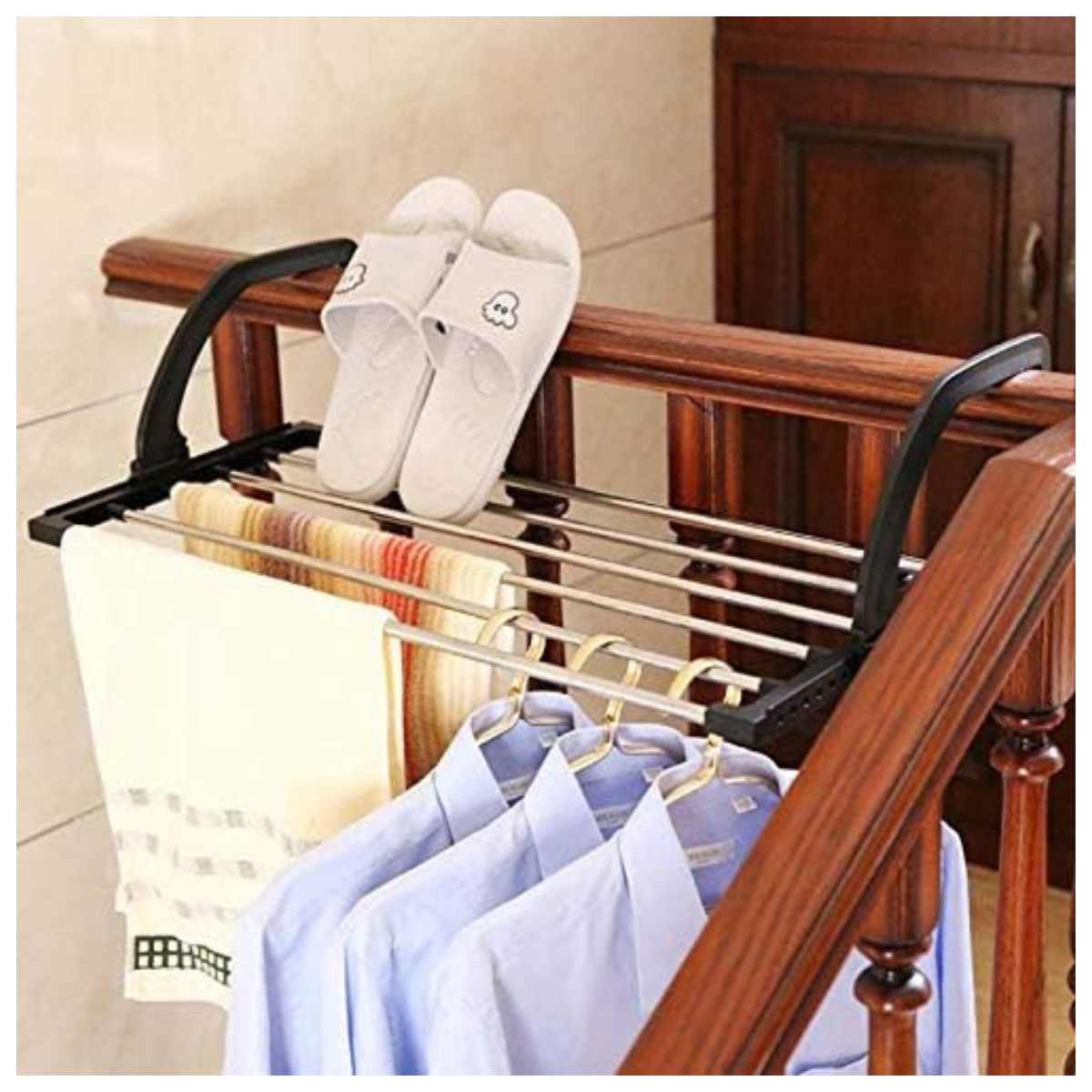 Tendedero Horizontal Pequeño de Ventana